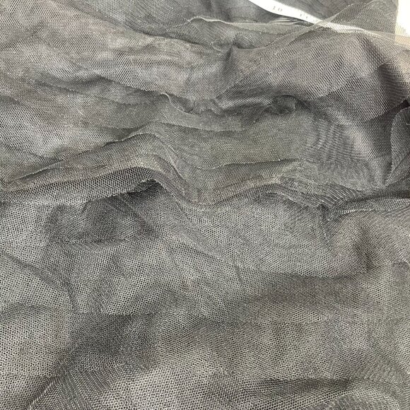 Adrianna Papell Shutter Peplum Gown Dress Black Lace Size 6 Strapless - Picture 4 of 8